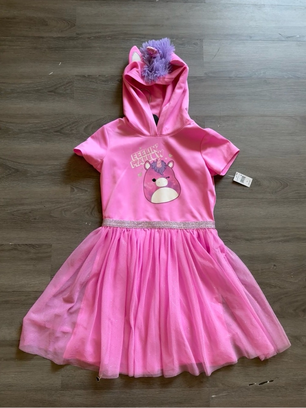 Pink Squishmallow Kids Dress